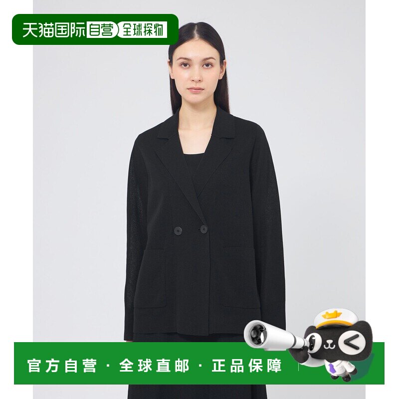 1h可退 日本直邮EPOCA 女装 双排扣透明棉尼龙针织西装外套 M5E18