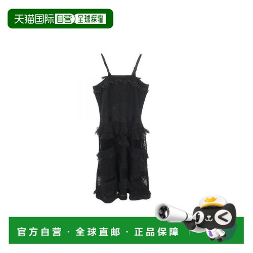 日本直邮中古Chanel香奈儿女A级95新one piece连衣裙尼龙其他黑色