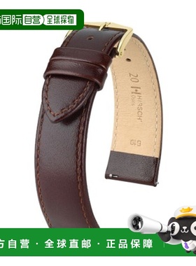 日本直邮03475010-2-20 HIRSCH Osiris 皮革表带 手表替换表带 易