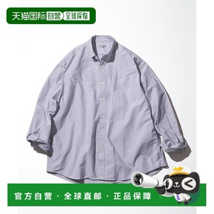 宽松版 全棉牛津纺博坦下摆衬衫 型左 日本直邮CAHLUMN男装 1h可退