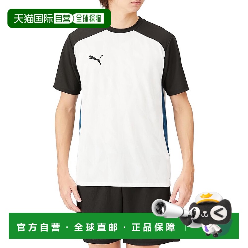 【日本直邮】彪马 男士短袖T恤 Ftbl Pro SS AOP 659129 黑/白色