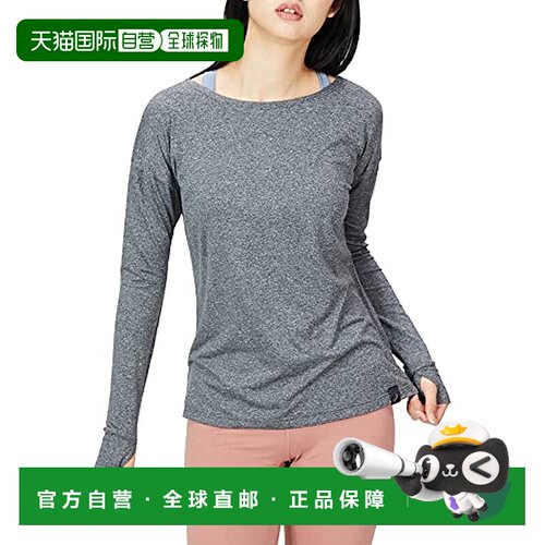 【日本直邮】Asics亚瑟士女士运动长袖衫黑色休闲舒适2032C228