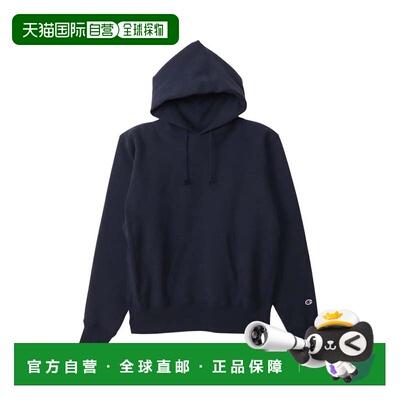 日本直邮Champion Reverse Weave 连帽卫衣 套头衫 男女同款 纯色