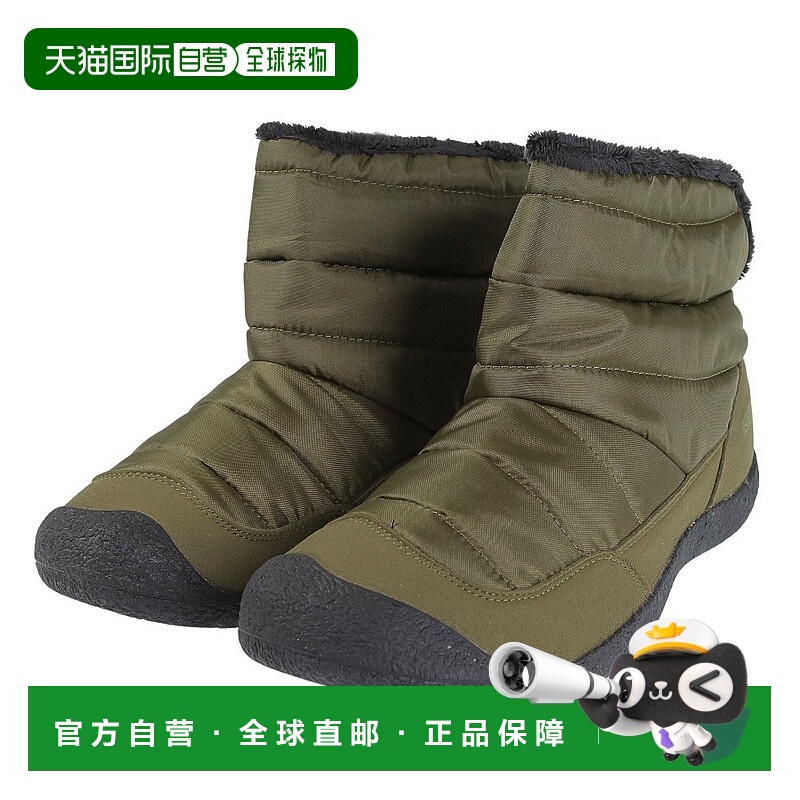 日潮跑腿Keen科恩 男款Hauser 休闲保暖雪地靴 カーキ 25.5 10279