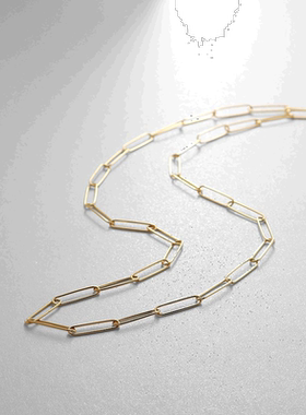 日潮跑腿COCOSHNIK 18K金PC 链式项链 M 43