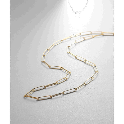 日潮跑腿COCOSHNIK 18K金PC 链式项链 M 43