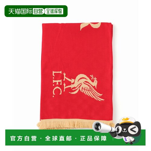 日本直邮417 EDIFICE 男装 加盟利物浦FC 宽松款围巾 25098362000