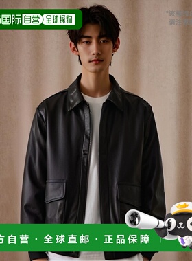 日本直邮BALLAST ARK 男女同款羊皮A-2夹克 BA10J004羊毛