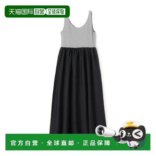 日本直邮GALERIE VIE 背心连衣裙 棉质混纺  吊带藏青色68号