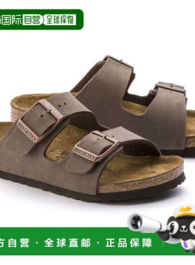 日本直邮Birkenstock Arizona Kids 凉鞋Birko-Flor 磨砂皮革绑带