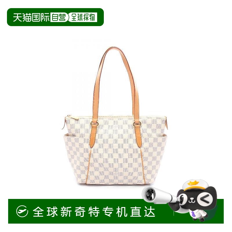 1h可退 日本直邮中古LV路易威登女包B级9新Totally PM涂层/防水帆