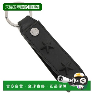 日本直邮 JIMMY CHOO 男士黑色沃里克钥匙扣 [OAJ]