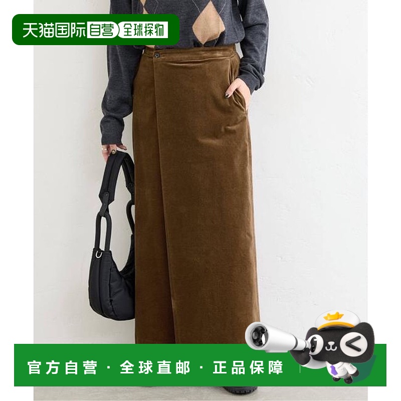 1h可退 日本直邮JOURNAL STANDARD 天鹅绒裹身短裙半身裙超短裙