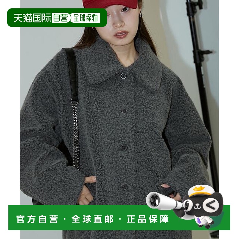 1h可退 日本直邮官方授权 PUBLUX 羊羔绒中长款外套牛仔休闲大衣