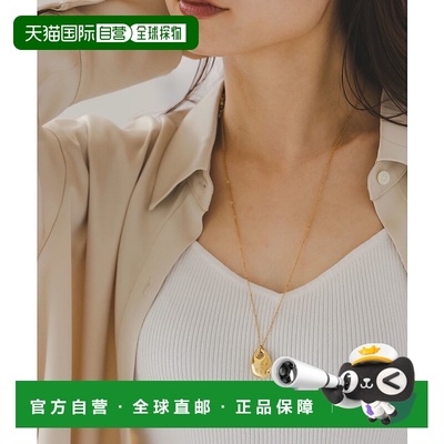 1h可退 日本直邮PETIT MOMENTS 女士 Oval Charm Necklace 时尚椭