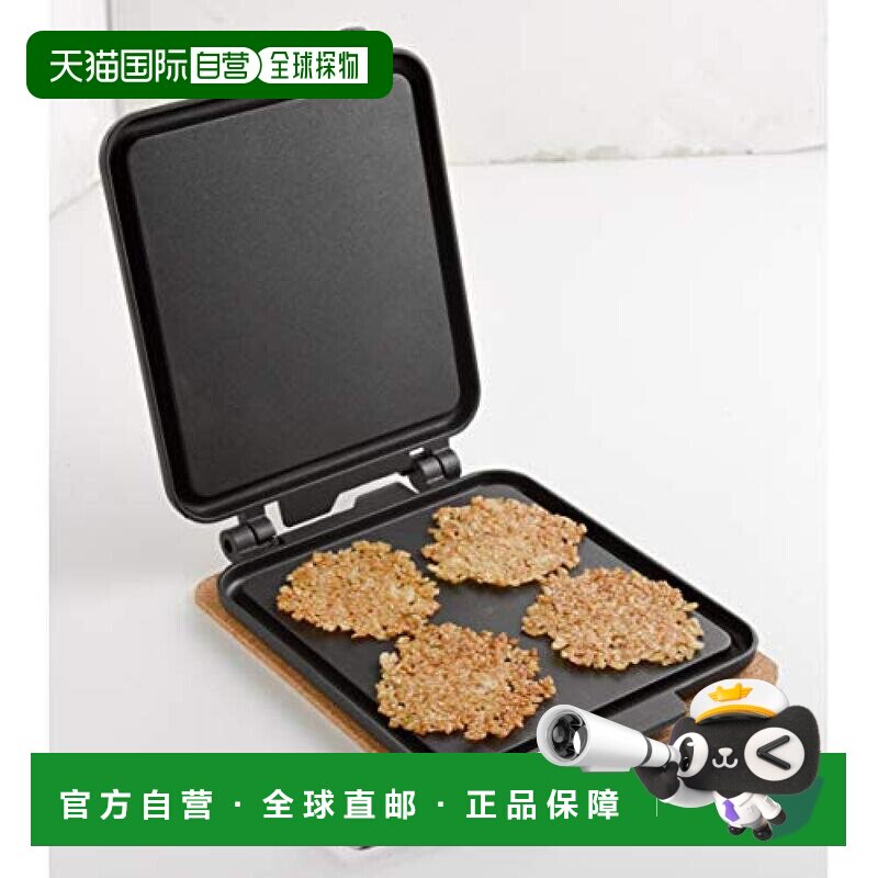 【日本直邮】Arnest 米饼机手工制作易清洗软木垫黑色A-77363面包