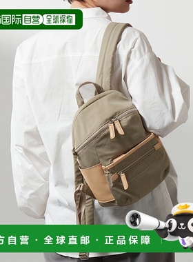 日本直邮Y'SACCS 尼龙塔夫绸×再生皮革日常迷你背包 YS1509AW142