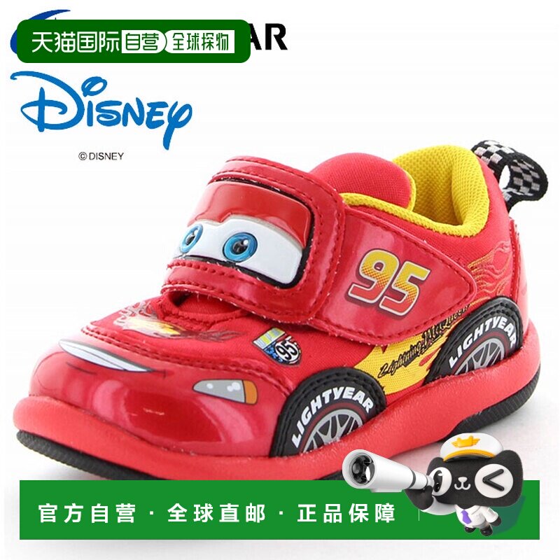 日本直邮Moon Star 月星 Disney 迪士尼 Cars 赛车总动员 婴儿鞋
