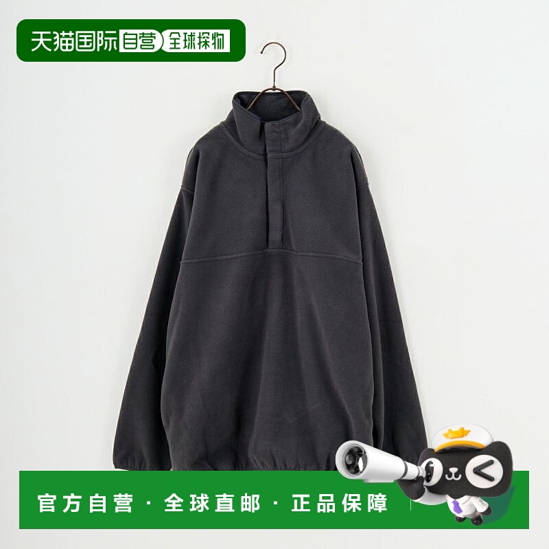 1h可退 日本直邮MADE BLANKS 女士宽松半拉链全涤仿毛绒保暖外套