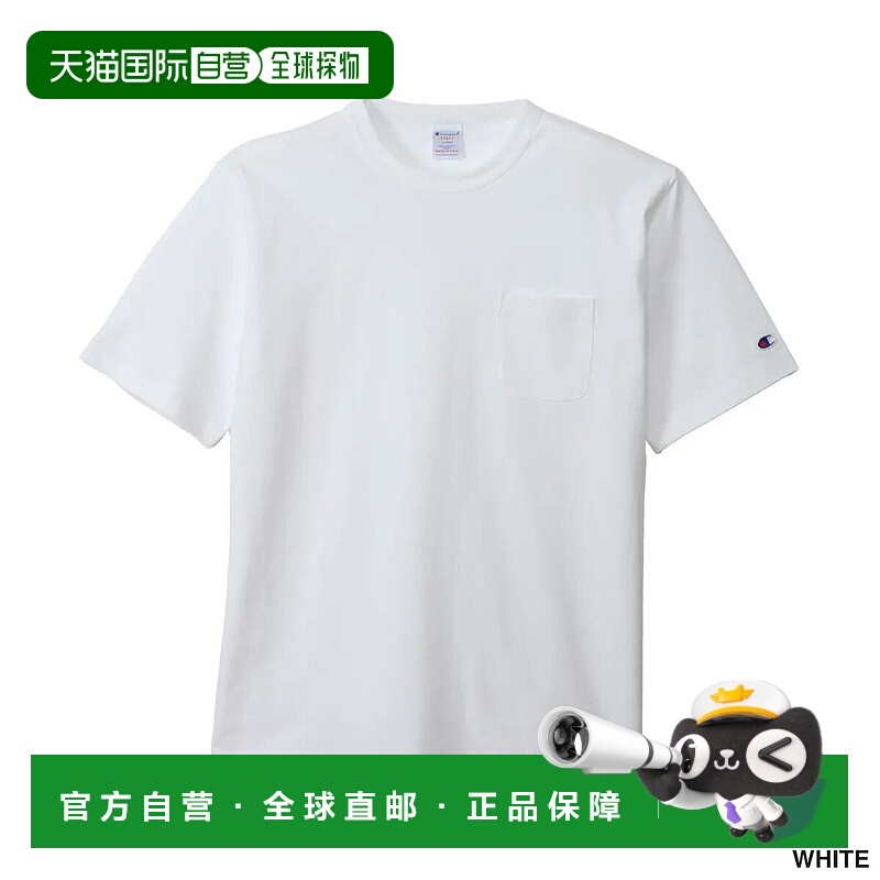 日本直邮CHAMPION T1011 短袖口袋T恤 Champion T1011 男女士短袖