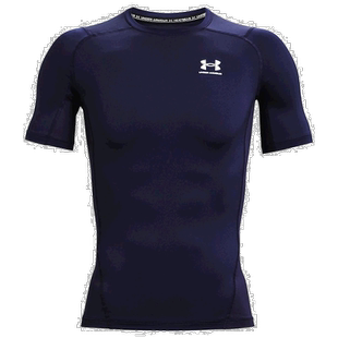 日潮跑腿安德玛 Under Armour男士Heatgear(夏季)短袖衬衫 1  3L