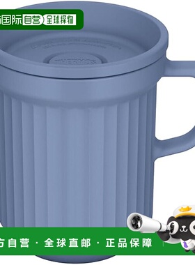 【日本直邮】Thermos 汤杯 320ml 雾蓝色 DJU-320 FOBL膳魔师