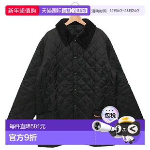 日本直邮Barbour Liddesdale 绗缝夹克黑色男士Barbour MQU0001 B