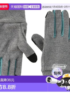 【日本直邮】Coleman科勒曼 女士款手套 灰色 666-1012