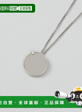 日本直邮MM6 Maison Margiela 项链吊坠镶嵌宝石并饰有品牌标志配