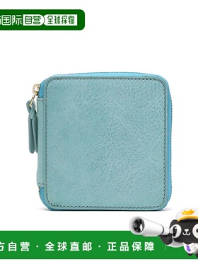 日本直邮Creed SIBILLA 双折钱包圆形短款钱包带拉链开合盒形零钱