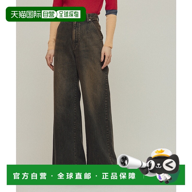 1h可退 日本直邮JOHNBULL 女装 宽松直筒 12oz纯棉牛仔裤 JL254P0