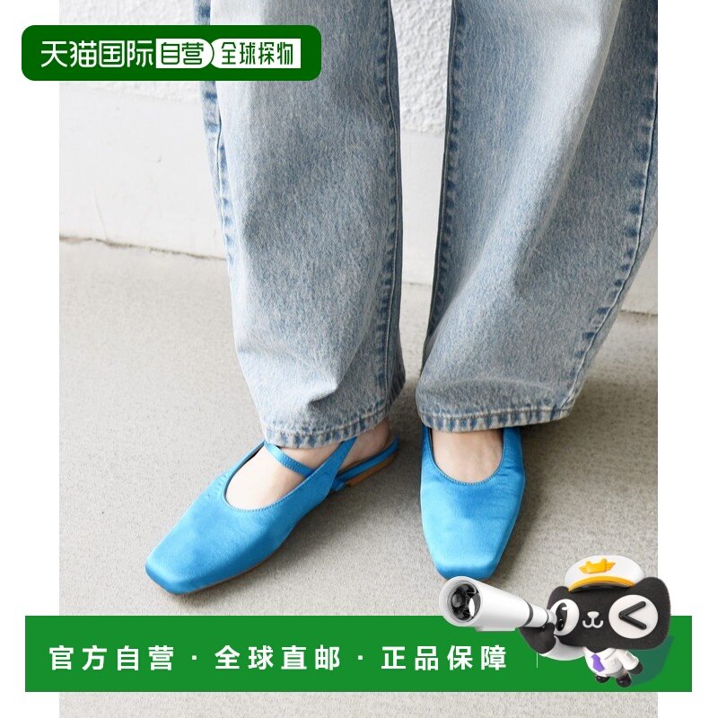 1h可退 日本直邮eblouna 女装 方头 slingback 平底女鞋 简约通勤,女鞋,浅口单鞋,淘宝优惠券,粉丝福利购,淘宝优惠卷