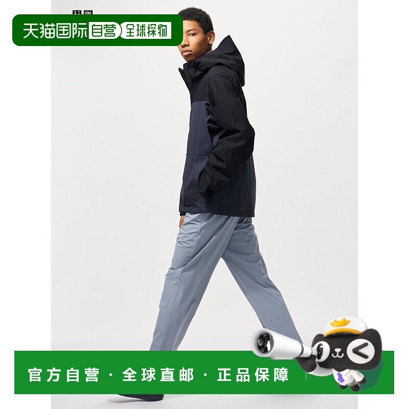 日潮跑腿UNIQLO优衣库 弹力运动裤 480412卫裤休闲裤束脚裤