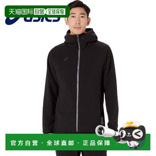 日本直邮ASICS 亚瑟士 男士混合填充抓绒连帽卫衣 2031F172 防寒