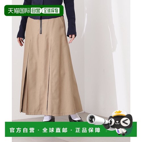 1h可退 日本直邮N. Natural Beauty Basic 女装 短款箱型褶裥半身