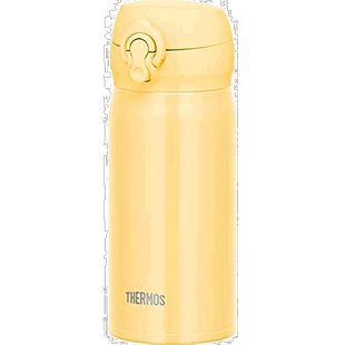 【日本直邮】膳魔师 真空隔热保温水壶350ml 乳黄色 JNL-356 CRY