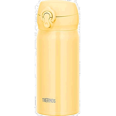 【日本直邮】膳魔师 真空隔热保温水壶350ml 乳黄色 JNL-356 CRY