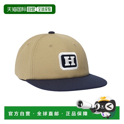 日本直邮HUF 男女同款 6片帽檐可调节刺绣棒球帽 26M_HT00951