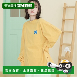 1h可退 日本直邮COEN Kodak logo印花长袖T恤 75206020489