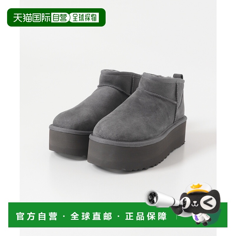 1h可退 日本直邮UGG 女装 厚底松糕鞋 经典短筒雪地靴 软糯羊毛内
