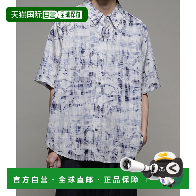 1h可退 日本直邮Casper John 男女通用双图案宽松衬衫  CJSTR2510