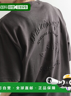 1h可退 日本直邮Mark Gonzales 男装立体印花抽绳圆领T恤 AMA5250