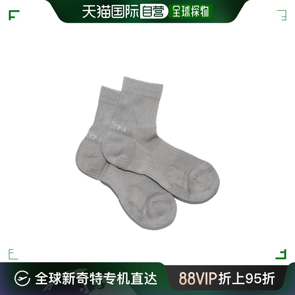 日潮跑腿KEEN男子徒步袜袜子 Eagle Socks Quarter袜 1025灰色