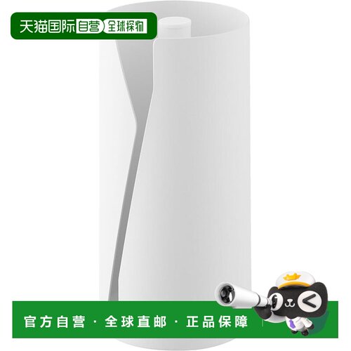 【日本直邮】山崎实业tower隐藏式厨房纸架立式 白10039