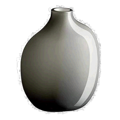 【日本直邮】Kinto花瓶 灰色 宽90x深60x高110mm SACCO 玻璃02 26