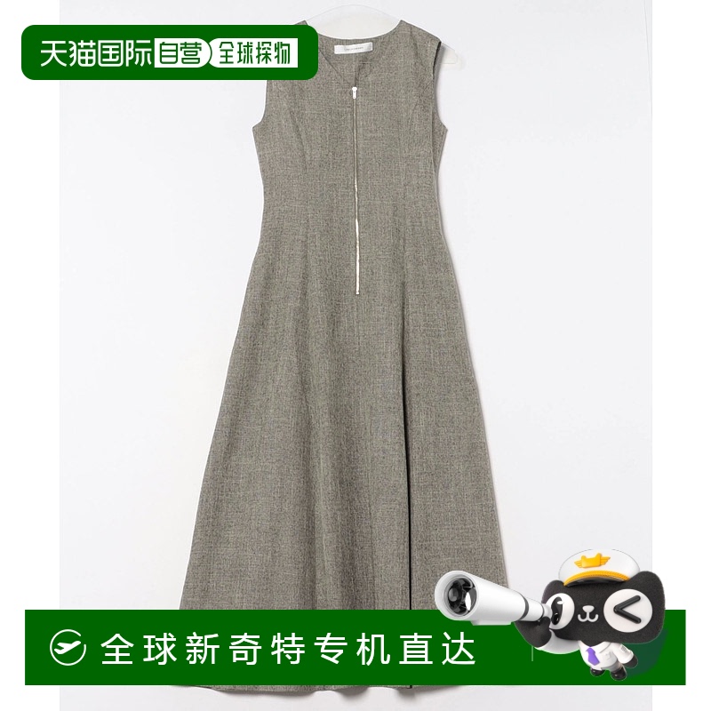 1h可退 日本直邮LAGUNAMOON女士显瘦美型连衣裙金属拉链设计 0325