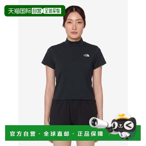 日本直邮THE NORTH FACE 女士短袖ES短款T恤北面运动速干