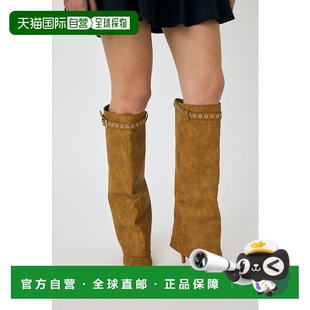 MO1164BW033788 日本直邮MOUSSY 长靴 COVER 黑色 WIDE