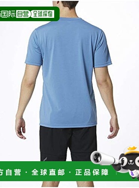 【日本直邮】Mizuno美津浓 训练服短袖T恤 快干32MA0023男士 浅蓝