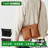 日本直邮SLOW 头 男女通用单肩包小巧轻便真皮材质时尚 百搭A5